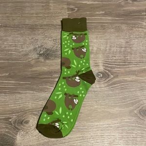 NWT World Wildlife Fund sloth socks